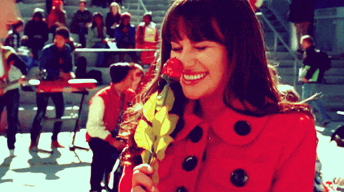 Finn gives rachel a vocal valentine glee