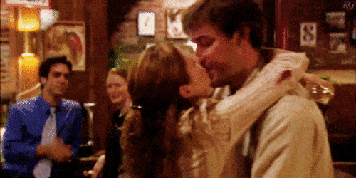 Jim and pams victory kiss the office