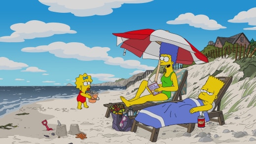 Beach Vacation - The Simpsons