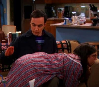 Sheldon Spanks Amy TV Fanatic