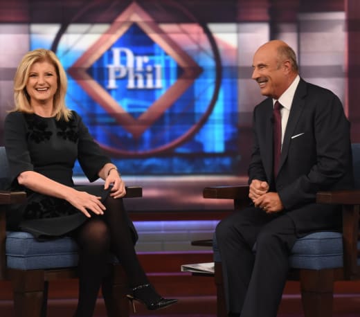Dr. Phil McGraw and Arianna Huffington