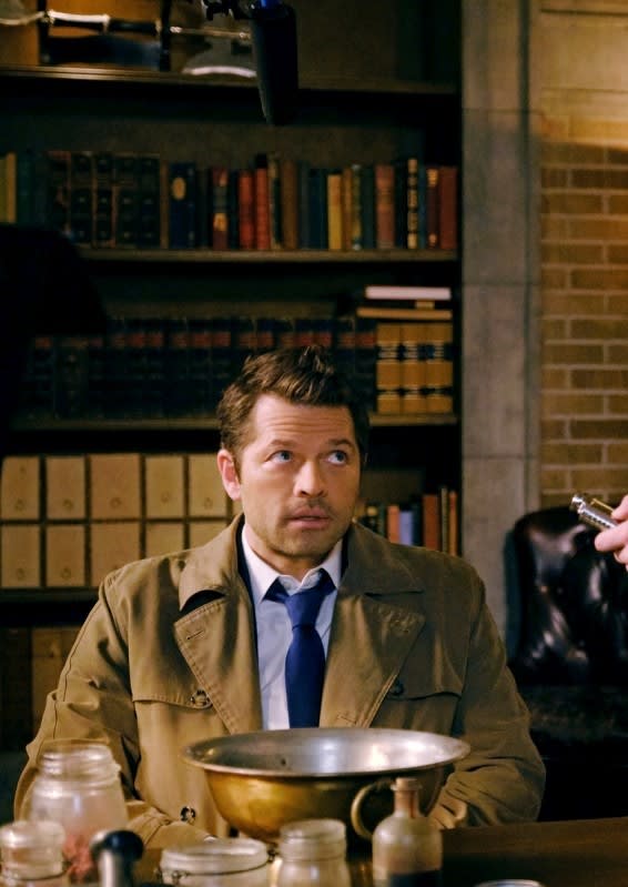 Cas Listens to Jack Supernatural Season 15 Episode 13 TV Fanatic