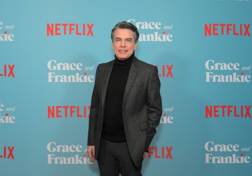 Peter Gallagher Attends Grace and Frankie Event