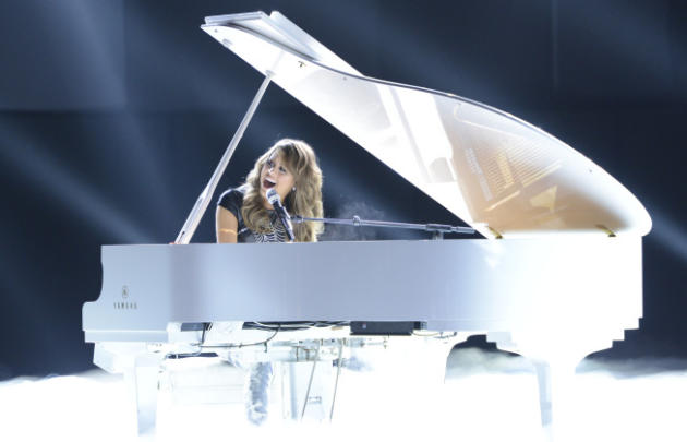 Angie Miller at the Piano