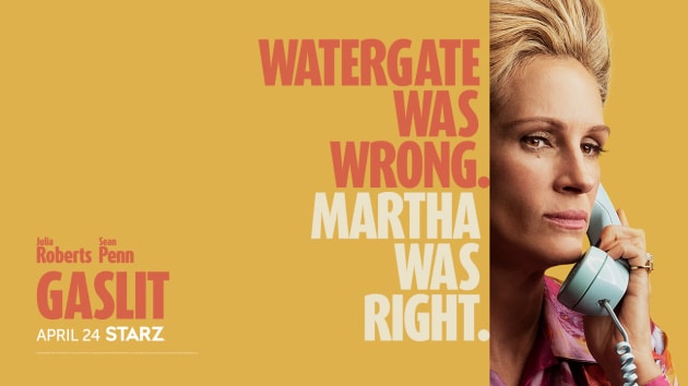 Gaslit Trailer: Julia Roberts Embodies Larger-Than-Life Martha Mitchell in Starz Series