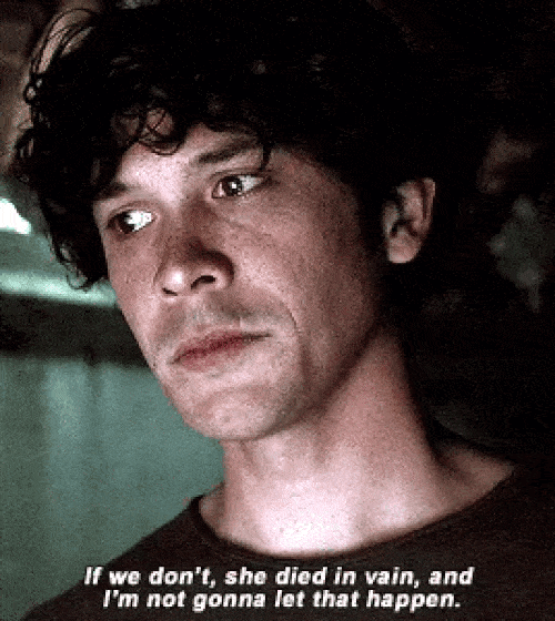 Bellamy Thinking Of Clarke's Legacy - The 100 Season 4 Episode 13