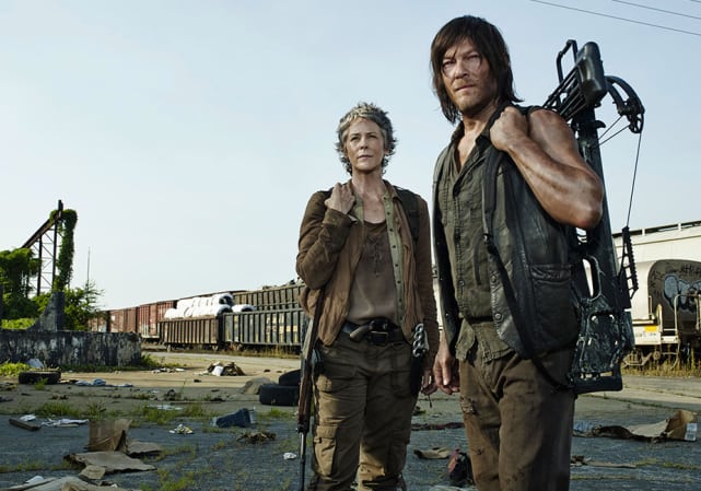 Daryl və Carol Walking Dead Mövsüm 5