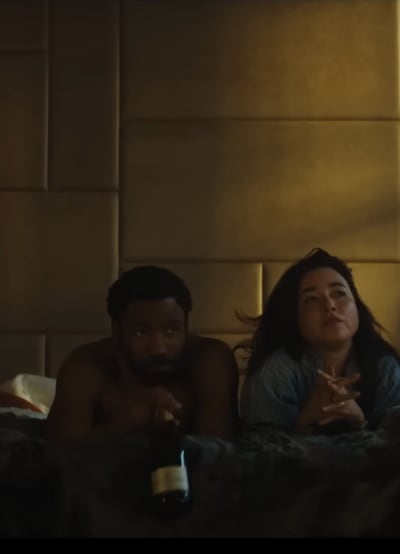 Maya Erskine and Donald Glover, on Prime Video's "Mr. & Mrs. Smith" 