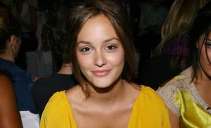 Leighton Meester Lights Up Fashion Week