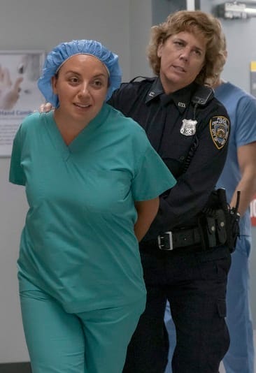 Nurse Arrested- tall - New Amsterdam Season 5 Episode 5