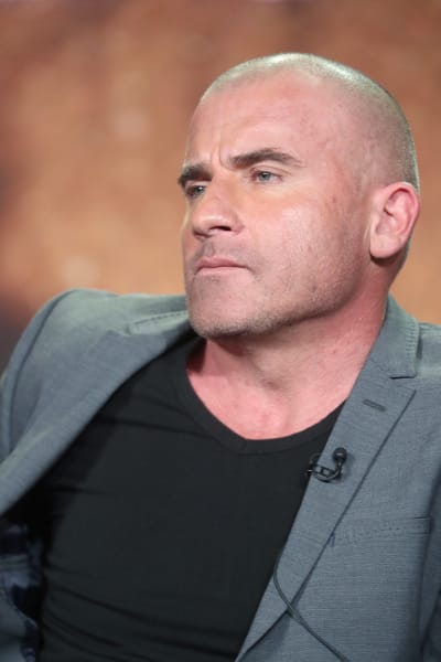 Actor Dominic Purcell of the television show 'Prisonbreak' speaks onstage during the FOX