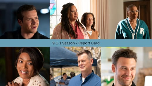 9-1-1 Season 7 Report Card Collage 