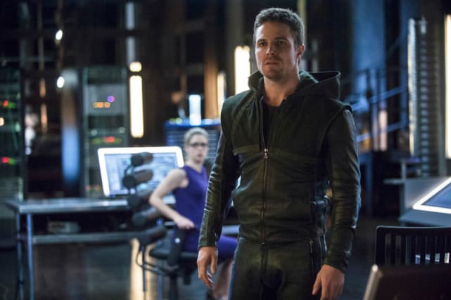 Stephen Amell as Oliver Queen/The Arrow