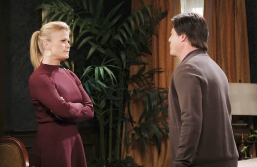 Sami Warns Lucas - Days of Our Lives