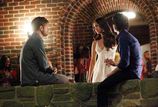 Elena, Alaric and Damon