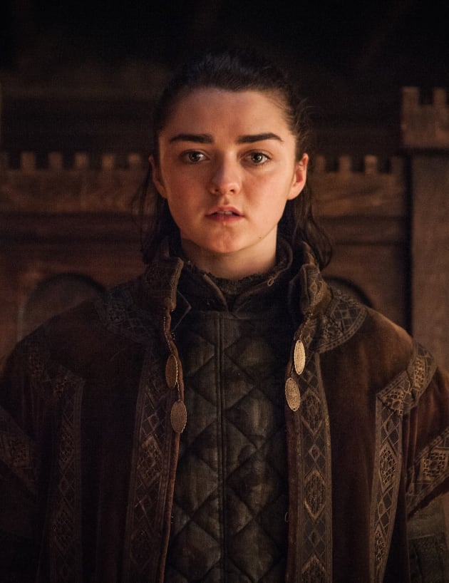 Arya Surprises Tall - Game of Thrones Season 7 Episode 1