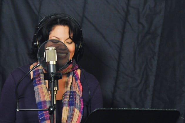 Sara In the Studio