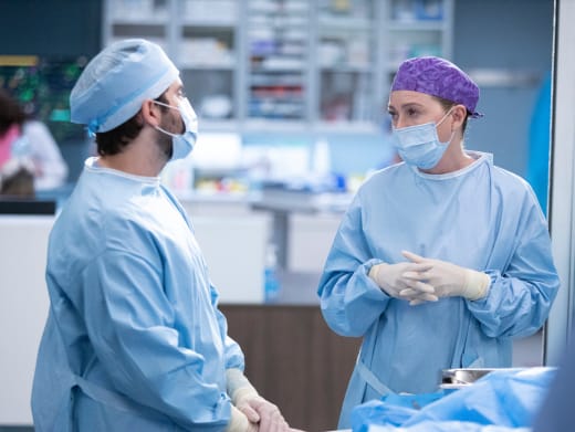 Levi and Mer  - Grey's Anatomy Season 18 Episode 18