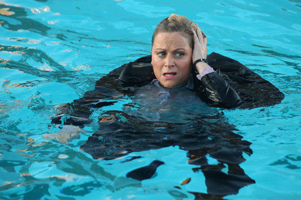 Leslie Takes a Dip