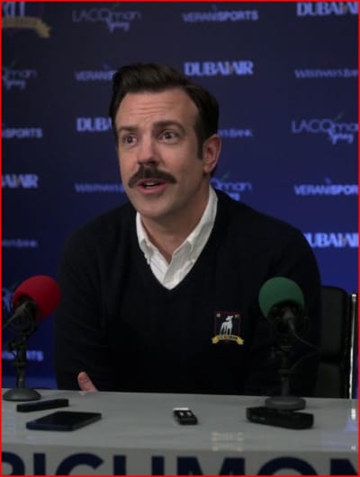 Ted's Press Conference - Ted Lasso Season 2 Episode 1