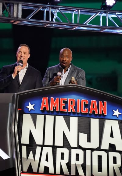 The hosts American Ninja Warrior