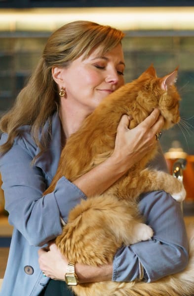Alexa Cuddles her Kitty