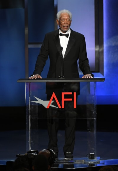 Morgan Freeman speaks onstage during the 47th AFI Life Achievement Award honoring Denzel Washington 