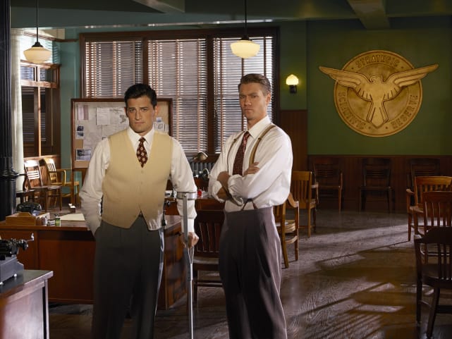 Peggy Carter, Daniel Sousa, and Jack Thomspon (Marvel's Agent Carter)