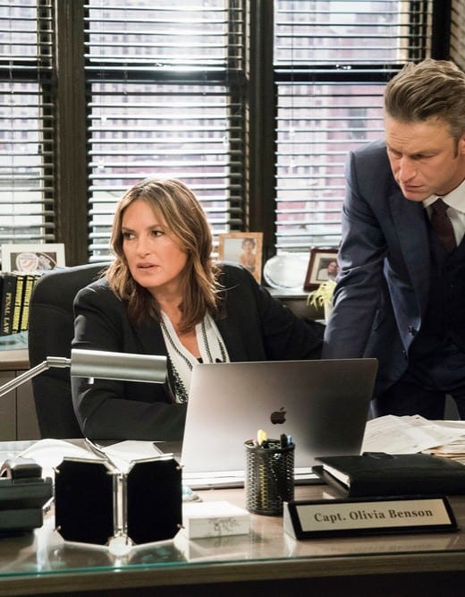 Carisi Looks Over the Evidence - Law & Order: SVU Season 21 Episode 3
