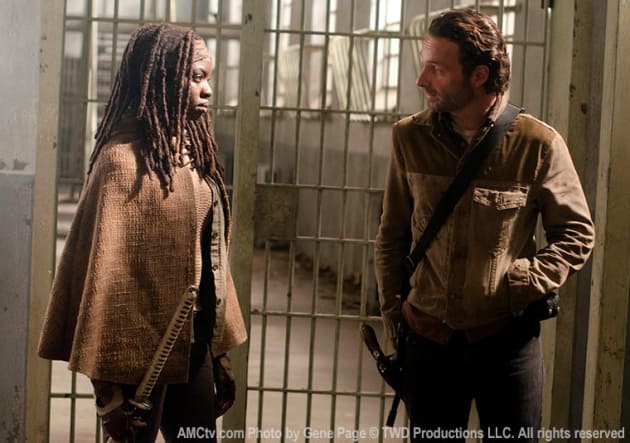 Michonne and Rick