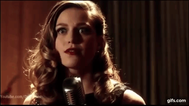 The look on Kara's face when she sees Barry - The Flash Season 3 Episode 17