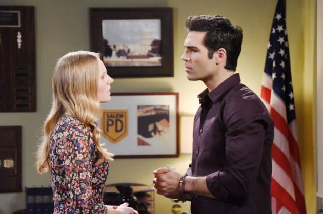 Dario Blackmails Abigail - Days of Our Lives