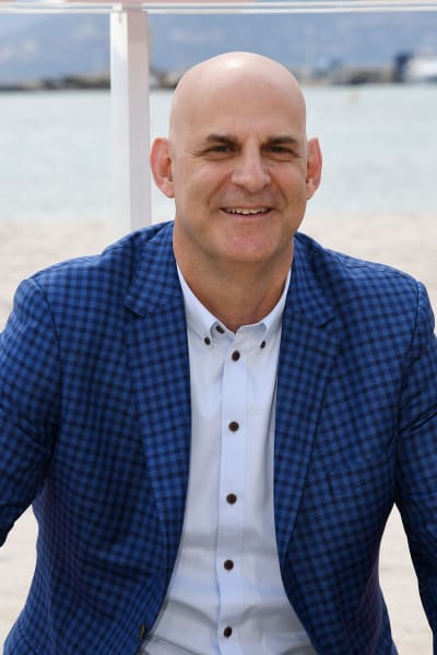 Harlan Coben poses at the Official competition Jury Photocall 