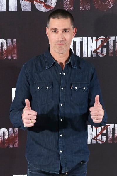Actor Matthew Fox attends the "Extinction" photocall 