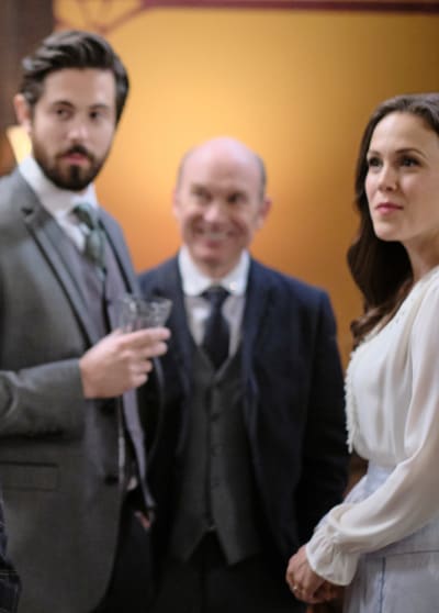 Elizabeth and Lucas at the Party - When Calls the Heart Season 8 Episode 9