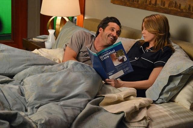 Meredith and Derek in Bed