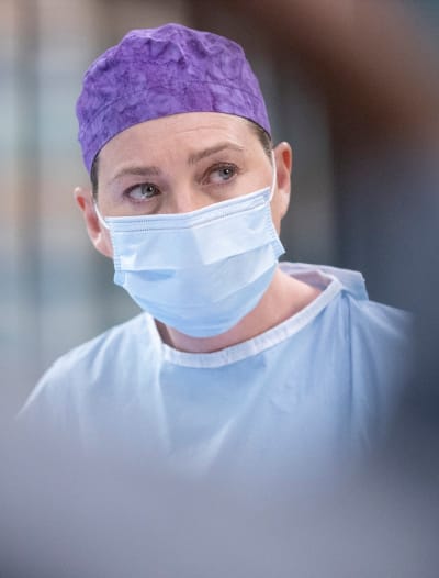 Purple Scrub Cap -tall - Grey's Anatomy Season 18 Episode 18