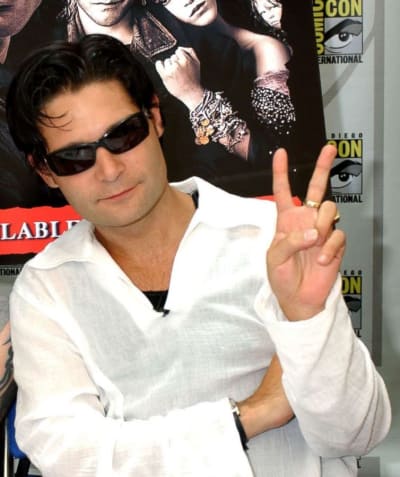 Corey Feldman white shirt