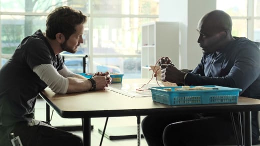 Conrad and Cain Conversation - The Resident Season 4 Episode 9