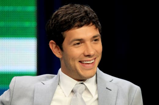 Actor Michael Rady speaks at the "Emily Owens, M.D." discussion panel