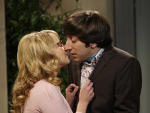 Wolowitz and Bernadette Kiss