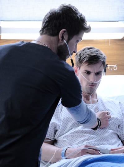 Treating Kit's Son-in-Law - Tall  - The Resident Season 3 Episode 18