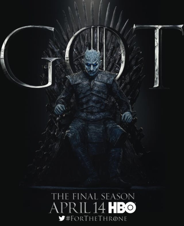 The Night King on the Throne - Game of Thrones