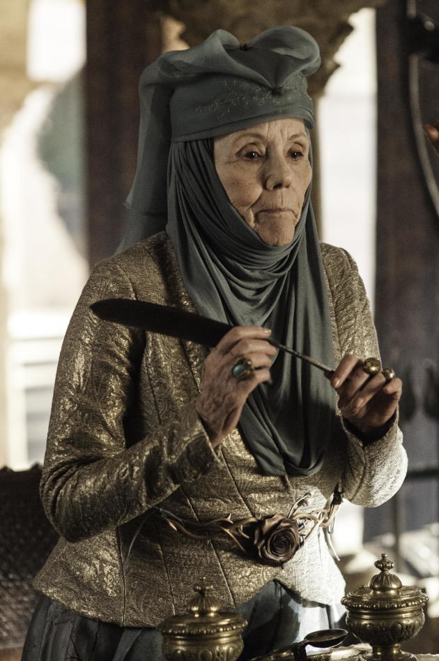Dianna Rigg as Olenna Tyrell
