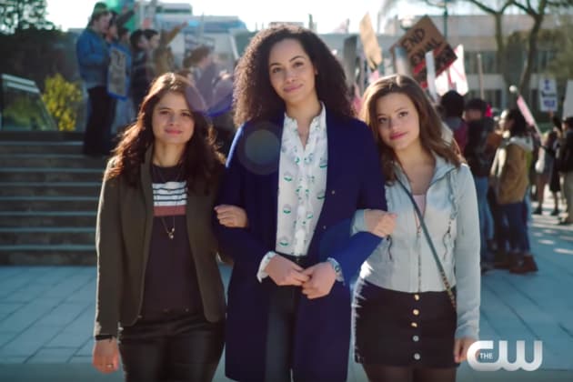 A screenshot from The CW's Charmed Trailer