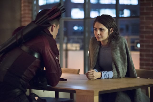"I felt pretty lame not recognizing my own brother just because he's wearing a hood." Arrow