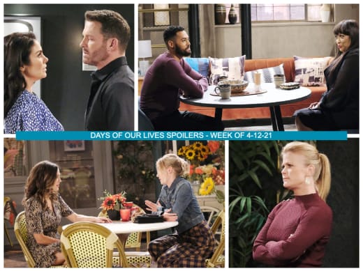 Spoilers for the Week of 4-12 21 - Days of Our Lives