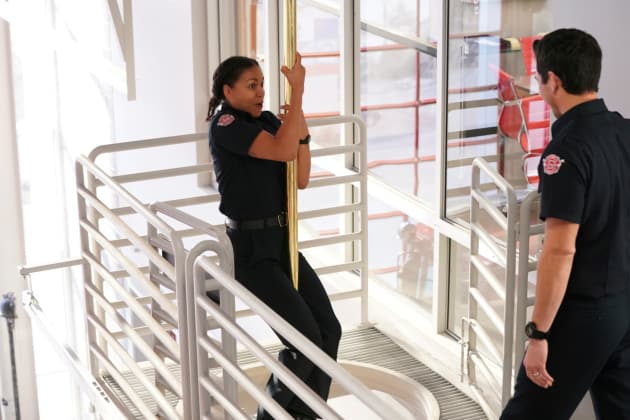 Sliding Down the Fire Pole - Station 19 Season 1 Episode 1