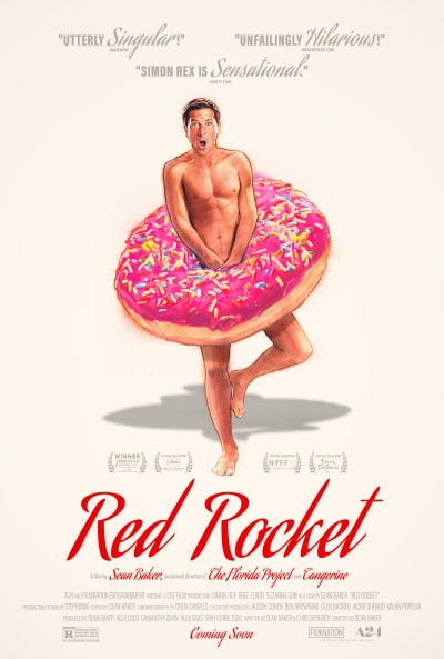 Red Rocket Poster featuring Simon Rex as Mikey Saber