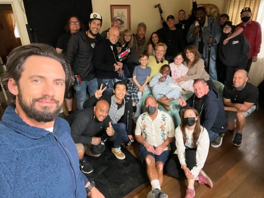 Ventimiglia on Set